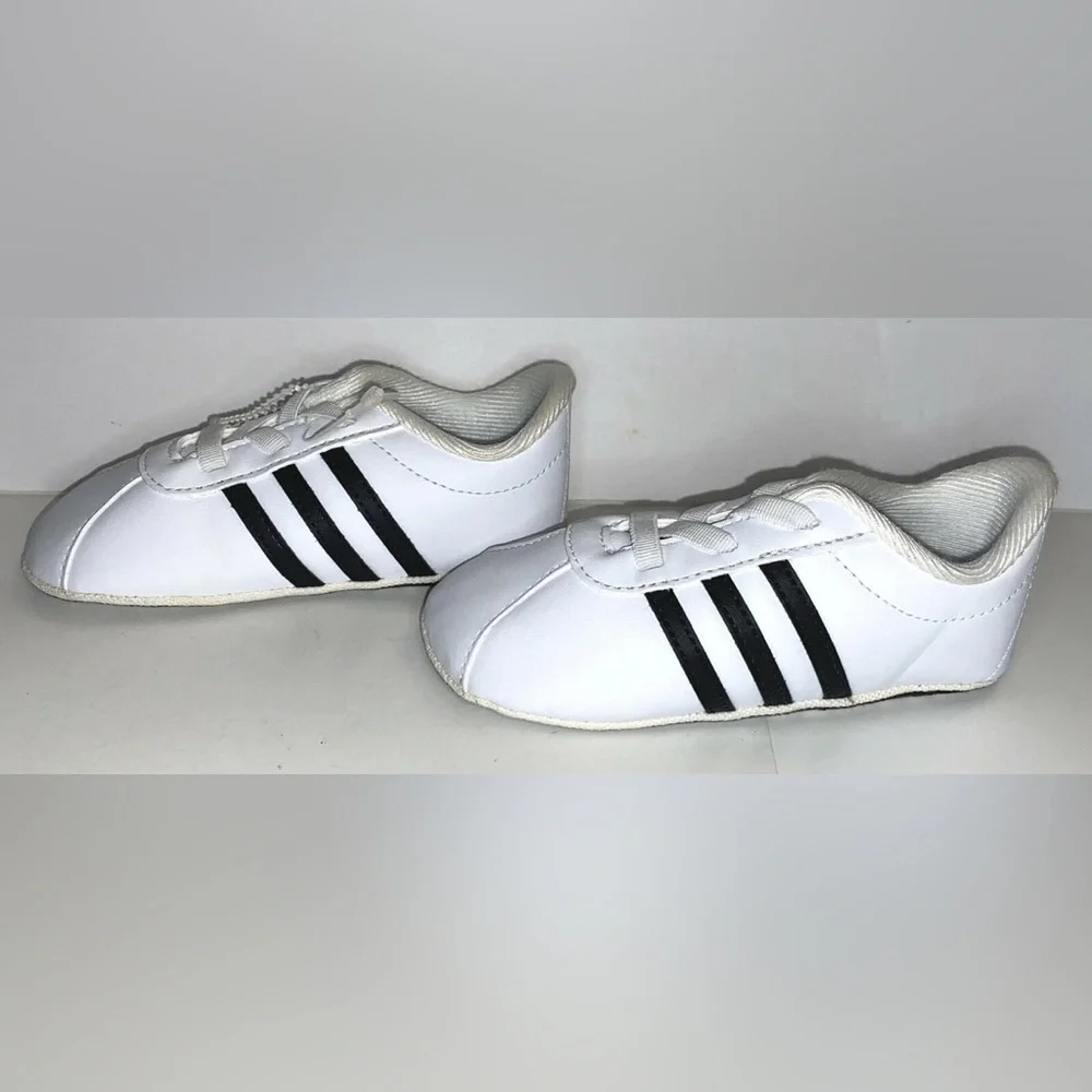 Adidas Baby White and Black Sneakers